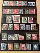 Bund , Jahrgang 1949-1953 postfrisch 111-176, 9 x gp. Schlegel