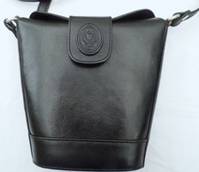 THE ORIGINAL DISSER Damen  Leder - Tasche Schultertasche - Echtleder schwarz