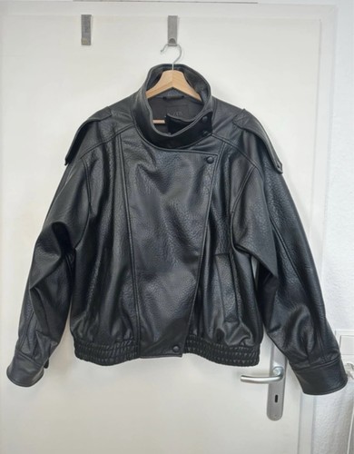 Zara oversize kunstlederjacke - oversize,