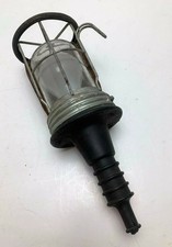 Handlampe Gitterlampe Arbeitsleuchte original gealtert Sammlerstück