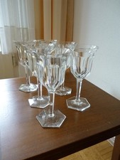 6x Weinglas Kristall Moser