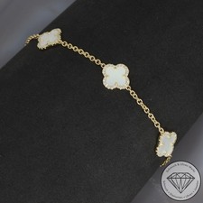 Wert 2810 € Diamant Perlmutt Armband 585 14 Karat Gelb Gold xxyy