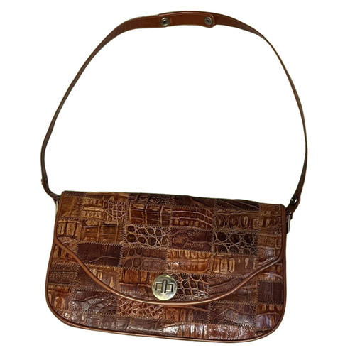 Vintage 70er hellbraune - , leder