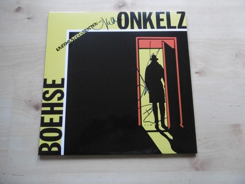 Böhse onkelz autogramme - böhse,