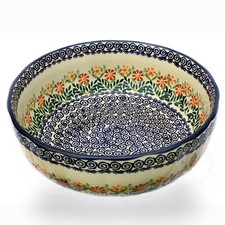 Bunzlauer Keramik Schale  - Dekor Adelheid - II Wahl