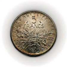 1960 5 Francs, Frankreich