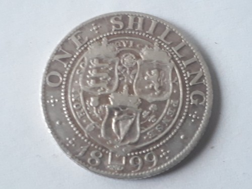 Silber one shilling 1899 - one,