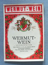 Old Wine Label Sample Label