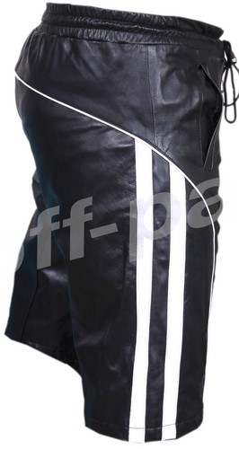 Herren echtleder schwarz - echtleder, &
