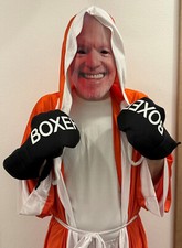 Boxer Spaßkostüm Stefan Raab gegen Regina Halmich Karneval Junggesellenabschied