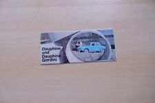 217336) Renault Dauphine - Gordini Prospekt 196?