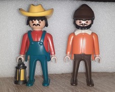 Playmobil Western Figuren aus Steaming Mary 4034 und Colorado Springs 3770