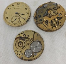 3 Seltene Uhrwerke Taschenuhr