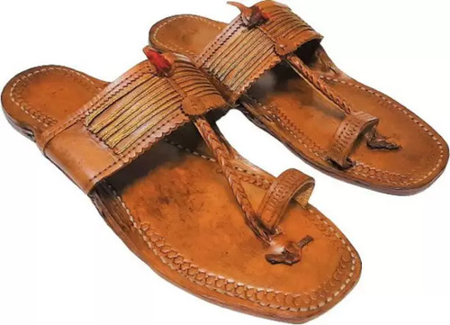 Herren kolhapuri leder - kolhapuri, jutti