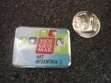 Pin. Hessentag 2015 Hofgeismar ,Hofgeismar hat Hessentach 28 x 21mm