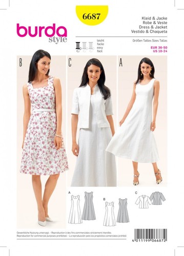 Burda damen easy schnittmuster - damen,
