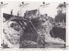 orginal Foto 2. Weltkrieg Deutschland Frankreich Westwall Brückenbau 1940