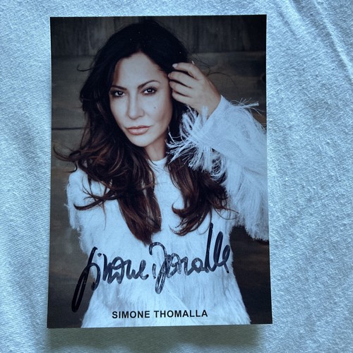 Autogrammkarte simone thomalla - autogrammkarte,