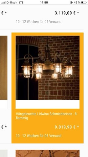 Robers kronleuchter 8 - kronleuchter, (