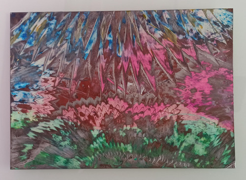 Enkaustik bügelbild - enkaustik,,