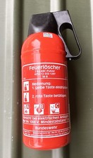 1x ABC Feuerlöscher 2kg  Bundeswehr Mercedes Unimog
