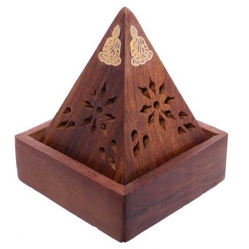 Sheesham holz pyramide - sheesham,
