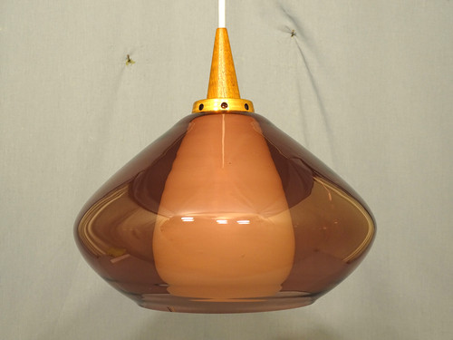 50er jahre pendelleuchte glas - pendelleuchte,