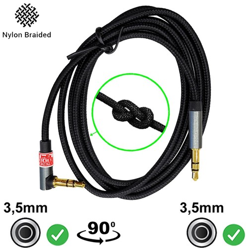 Aux kabel 5mm klinken - kabel,
