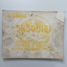  Yamaha SR 500 E Werkstatthandbuch Reparaturanleitung Handbuch 1978 B1305