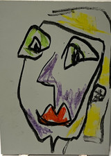 kubistische Frau Portrait