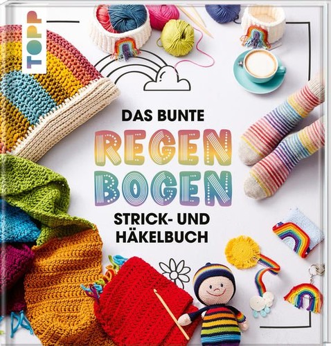 Das bunte regenbogen strick - das, strick-