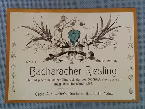 Altes weinetikett - altes,