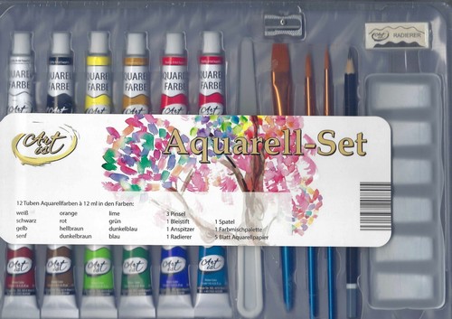 Artist aquarell set - aquarell,