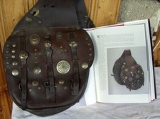 Rärität, antike McClellan Navajo Satteltasche,Concos,Western Sattel,Indianer,WWI