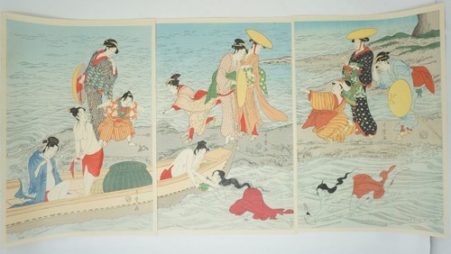 Japanischer holzschnitt - japanischer,