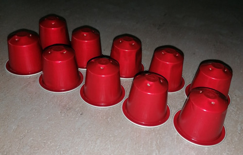 Leere alu kaffee kapseln - 10,