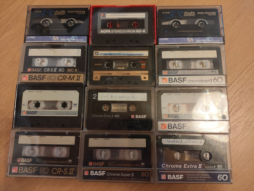 12x tdk basf chrome agfa - 12x,