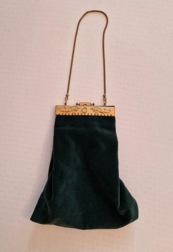 Antike samt abendtasche - antike,