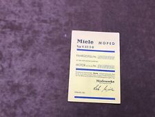 Original ABE Betriebserlaubnis