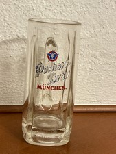 Alter Bierkrug Pschorr Bräu München emailliert Vorkriegszeit Handgeeicht 0,3