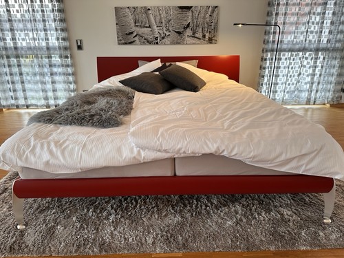 Bett 180 200 holz massiv - bett, x