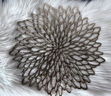 Platzset|gold|blume|Acryl|neuwertig|44Stk