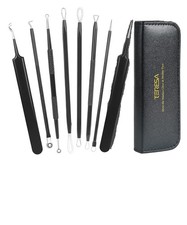 8in1 Profi Mitesser Pickel Entferner Komedonenquetscher Mitesserentferner Poren