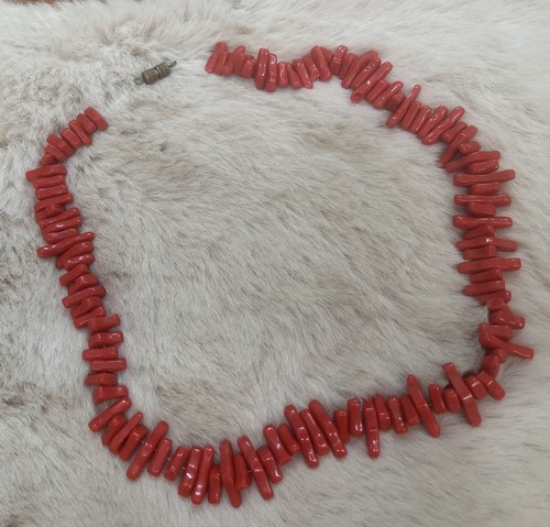 Halskette collier aus roter - aus,