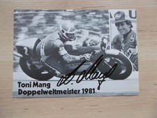Anton "Toni" Mang Autogramm