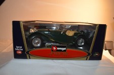 Burago 3006 - Jaguar SS 100 1937 in grün, neuwertig in OVP, 1:18, aus Sammlung