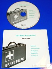 Heft- CD c't Erste Hilfe Boot-CD Sicherheit Diagnose Utils Linux 21/2006 ct _zc