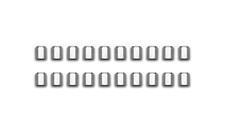 Chrom Metall Ventilkappen (pro 20)