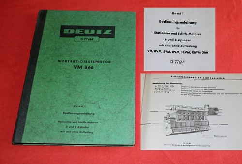 Deutz dieselmotor 366 6 - deutz,