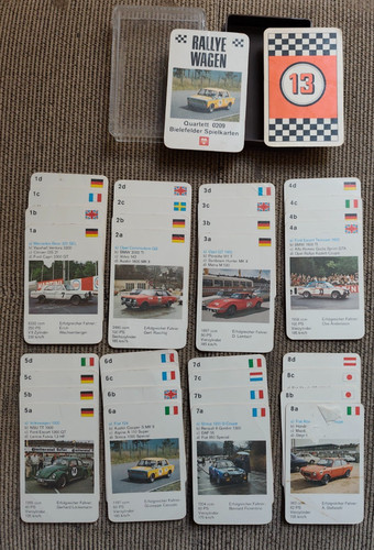 Autoquartett rallyewagen - , "rallyewagen"